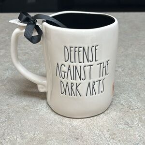 NEW RAE DUNN HARRY POTTER DEFENSE AGAINST THE DARK ARTS DOUBLE SIDED MUG